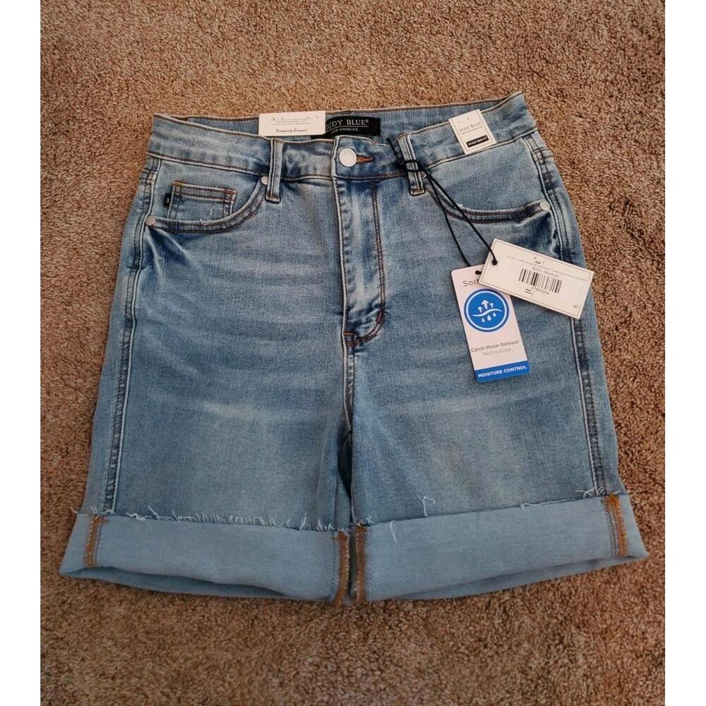Blue Denim Women Shorts